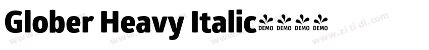 Glober Heavy Italic字体转换 Glober Heavy Italic字体转换